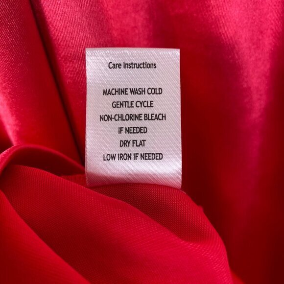 LOVE, NICKIE LEW Fuchsia Satin Mini Dress Size MEDIUM Adjustable Straps‎ NWOT - Picture 4 of 7